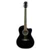 guitarra electro acustica valenciana 39” negra c/ funda