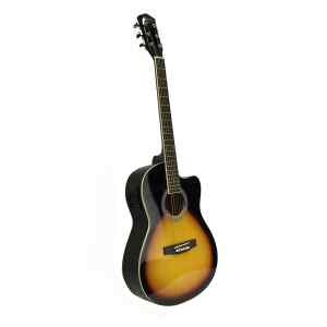 guitarra electro acustica valenciana 39” sunburst c/ funda