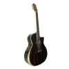guitarra electro acustica valenciana 41″ cutaway nogal veteado c/funda