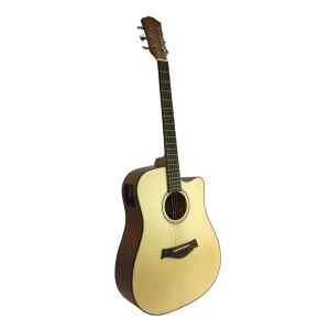 guitarra electro acustica valenciana casino 41″ natural c/ eq, lcd c/funda