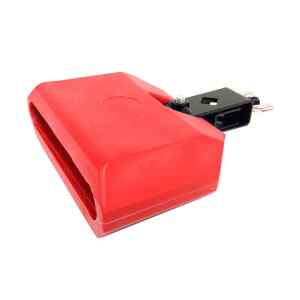 Cencerro Plastico de 6plg. ACBP-6RD, rojo, Zebra