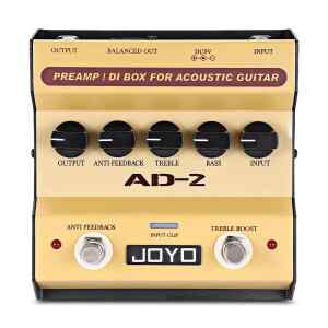 pedal joyo p/ guitarra acustica, electro acustica, c/ eq.