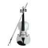 violin vivaldi 4/4  cuerdas de metal blanco c/estuche,