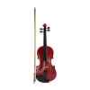 violin vivaldi 4/4  cuerdas de metal rojo mate  c/estuche,