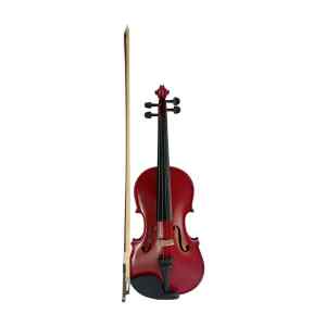 violin vivaldi 4/4  cuerdas de metal rojo mate  c/estuche,