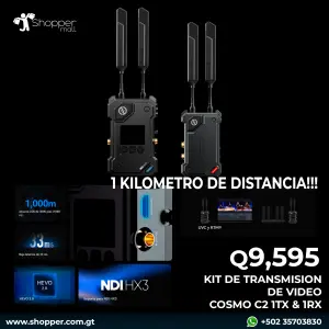 COSMO C2 1TX ,1RX Kit | Transmision Inalambrico de Video 1000m | HOLLYLAND