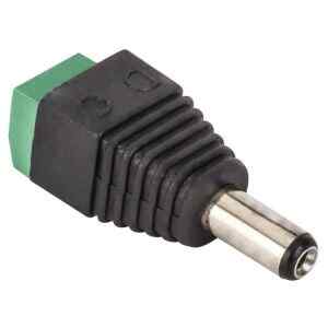 Adaptador Conector invertido 2.1 mm a 2 terminales atornillables – Steren