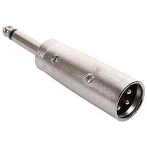 Adaptador de plug 6,3 mm a plug Cannon, monoaural – Steren
