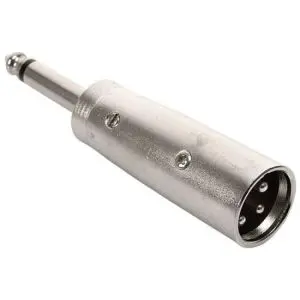 Adaptador de plug 6,3 mm a plug Cannon, monoaural – Steren