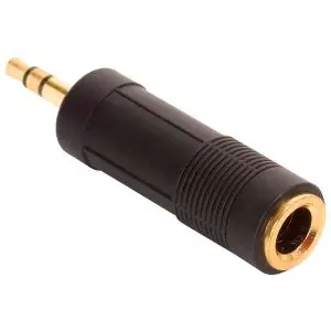 Adaptador elite de plug 3,5 mm a jack 6,3 mm, estereo – Steren