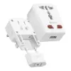 Adaptador universal de contactos para viaje con cargador USB – Steren