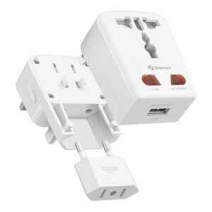 Adaptador universal de contactos para viaje con cargador USB – Steren