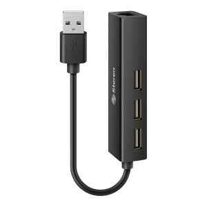Adaptador USB a Fast Ethernet (RJ45), con HUB – Steren