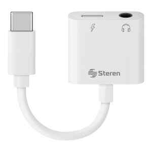 Adaptador USB C a 3,5 mm y carga – Steren