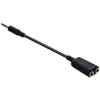 Adaptador “Y” de plug 3,5 mm a 2 jacks 3,5 mm, negro – Steren