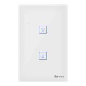 Apagador Wi-Fi* touch doble – Steren