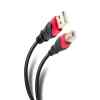 Cable Elite USB a USB tipo B de 7,2 m reforzado, con conectores dorados – Steren
