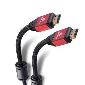Cable HDMI 4K con filtros de ferrita y cable tipo cordon, de 3,6 m – Steren