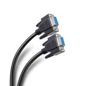 Cable jack a jack DB9 RS232 Null Modem, de 3 m – Steren