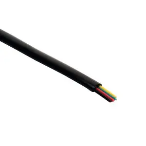 Cable telefonico modular, 4 Vias, 28 AWG, color negro – Steren