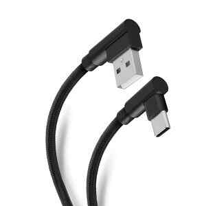 Cable USB a USB C con conectores a 90° de 1,2 m – Steren
