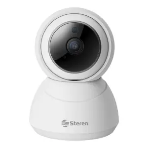 Camara de seguridad Wi-Fi* / Ethernet 3 MPx robotizada con seguidor de movimiento – Steren
