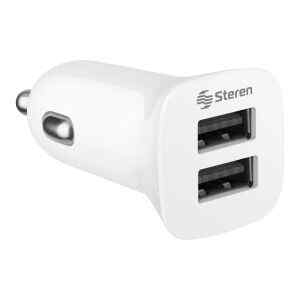 Cargador USB express doble para auto – Steren