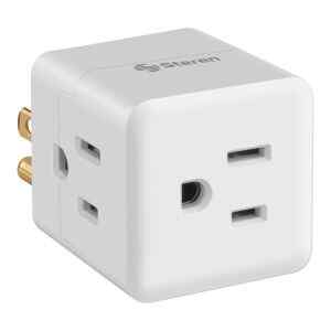 Clavija adaptadora de 3 contactos, en forma de cubo – Steren
