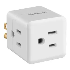 Clavija adaptadora de 3 contactos, en forma de cubo – Steren
