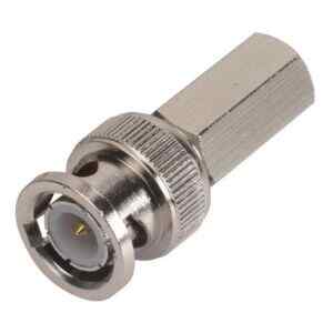 Conector macho tipo BNC de enroscar, para cables RG59 y RG62 – Steren
