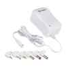 Eliminador regulado de 3 a 12 Vcc, 1,2 A con puntas intercambiables, blanco – Steren