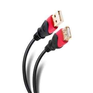 Extension Elite USB de 1,8 m reforzada, con conectores dorados – Steren