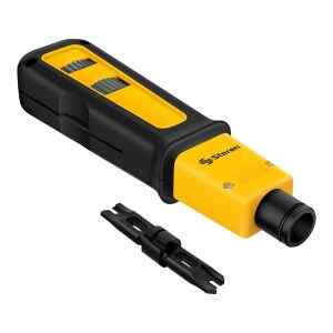 Herramienta profesional de impacto (ponchadora) para jack RJ45, con navaja reversible – Steren