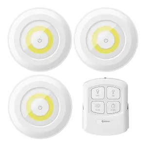 Juego de 3 mini lamparas LED con control remoto – Steren