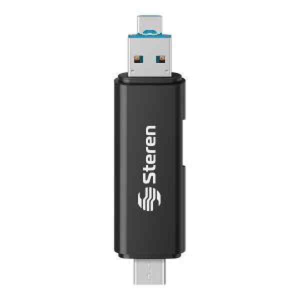 Lector microSD/ USB 3 en 1 OTG – Steren