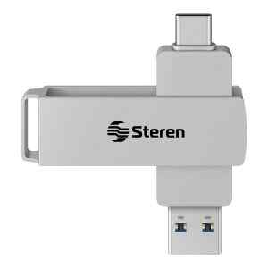 Memoria USB dual, tipo C y A, de 64 GB – Steren