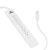 Multicontacto de 6 salidas verticales y cable extra largo – Steren