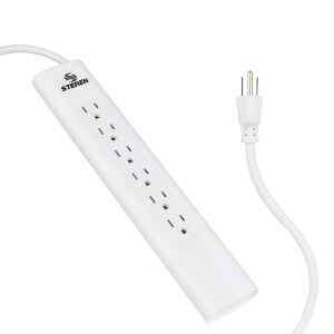 Multicontacto de 6 salidas verticales y cable extra largo – Steren