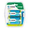 Paquete de 2 pilas recargables D NiMH 4000 mAh – Steren