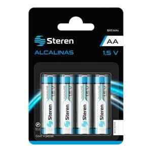 Paquete de 4 pilas alcalinas AA – Steren