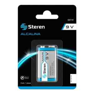 Pila alcalina 9V (cuadrada) – Steren