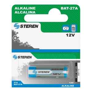 Pila alcalina tipo cilindro 27A – Steren
