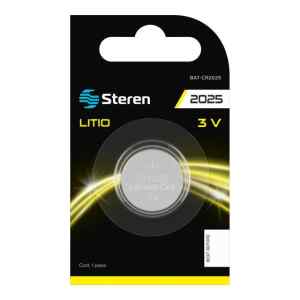 Pila de litio tipo boton CR2025 – Steren