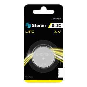 Pila de litio tipo boton CR2430 – Steren