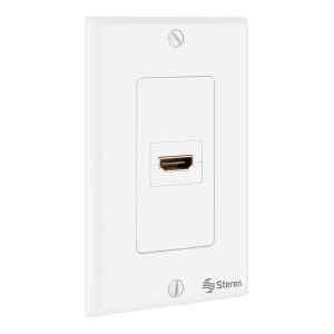 Placa de pared con conector HDMI®hembra (jack) – Steren
