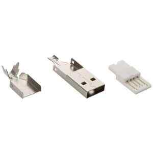 Plug USB para soldar, sin cubierta – Steren
