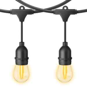 Serie LED vintage de 24 focos para exterior – Steren