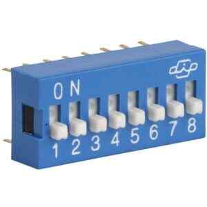 Switch deslizable (Dip Switch) de 8 posiciones – Steren