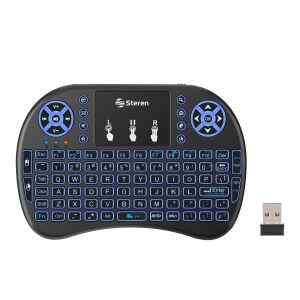 Teclado inalambrico con touch pad y bateria recargable para Smart TV – Steren