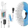 Tira LED multicolor RGB de 5 m con control remoto, controlador y eliminador – Steren
